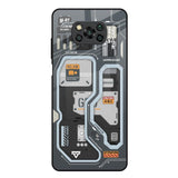 Retro Futuristic Poco X3 Glass Back Cover Online