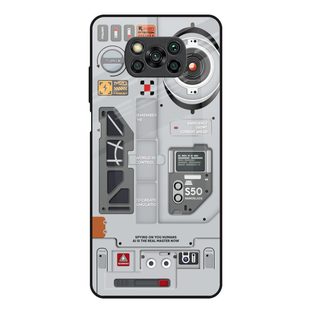 Plasma Shield Poco X3 Glass Back Cover Online