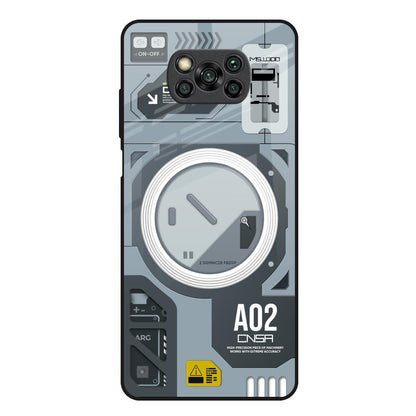 Modern Technology Poco X3 Glass Back Cover Online