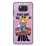 Don't Kill My Vibe Poco X3 Glass Back Cover Online
