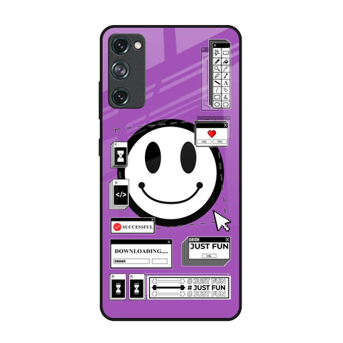Code with Smile Samsung Galaxy S20 FE Glass Back Cover Online