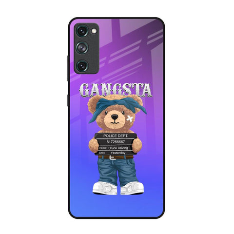 Gangsta Bear Samsung Galaxy S20 FE Glass Back Cover Online