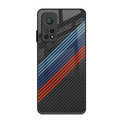 Carbon Inspired Xiaomi Mi 10T Glass Back Cover Online