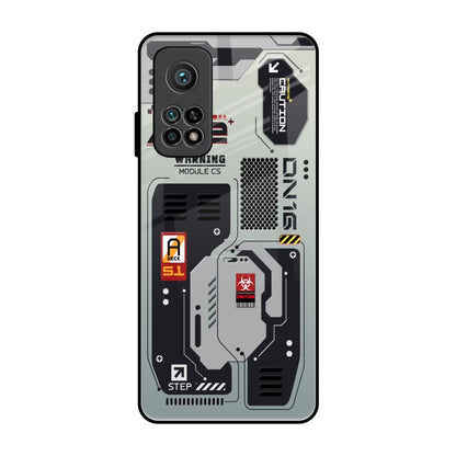 Techno Vibes Xiaomi Mi 10T Glass Back Cover Online