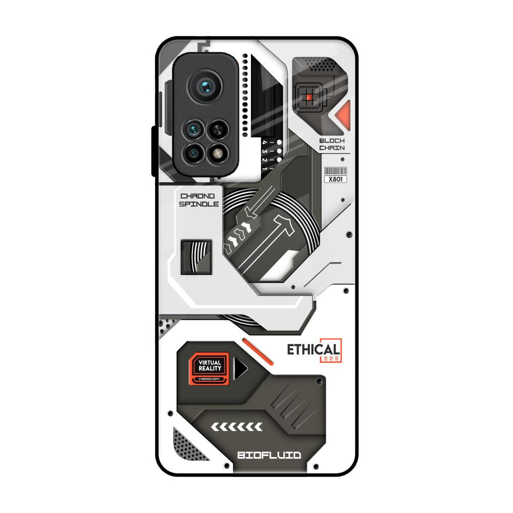 Explore Circuit Xiaomi Mi 10T Glass Back Cover Online