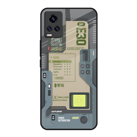 Art Station Vivo V20 Glass Back Cover Online