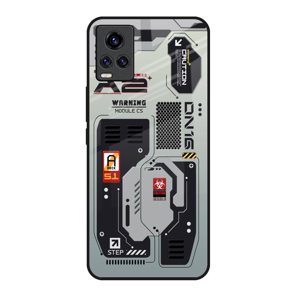 Techno Vibes Vivo V20 Glass Back Cover Online