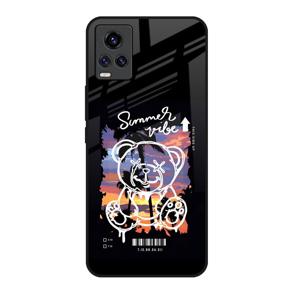 Summer Vibe Vivo V20 Glass Back Cover Online