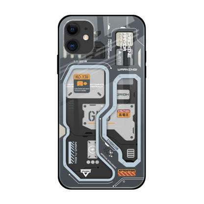 Retro Futuristic iPhone 12 Glass Back Cover Online