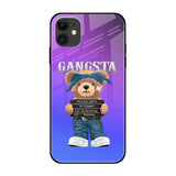 Gangsta Bear iPhone 12 Glass Back Cover Online