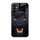 Angry Black Leopard iPhone 12 mini Glass Back Cover Online