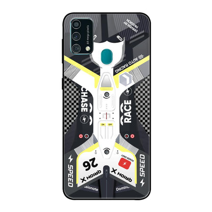 Car Enthusiast Samsung Galaxy F41 Glass Back Cover Online