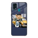 Adventurous Bear Samsung Galaxy F41 Glass Back Cover Online