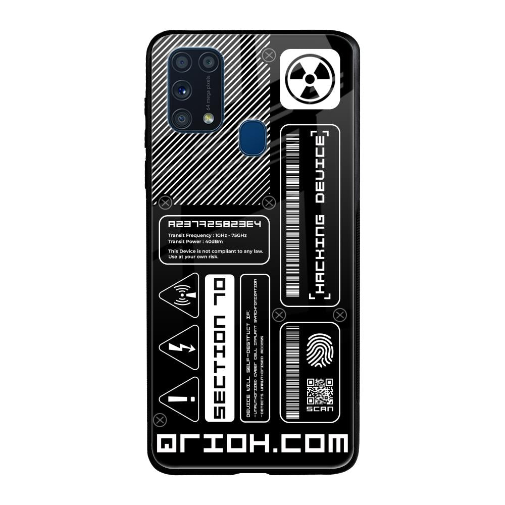 Futuristic Art Samsung Galaxy M31 Prime Glass Back Cover Online