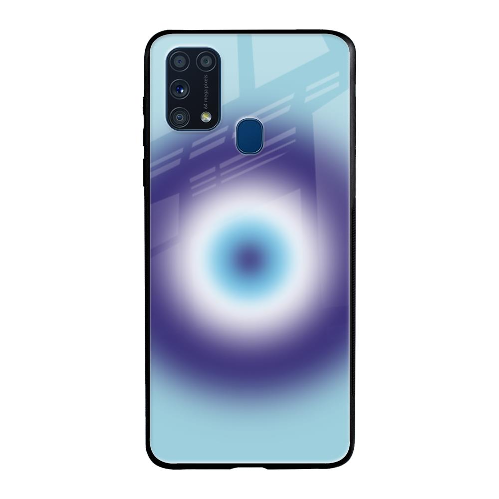 Evil Eye Art Samsung Galaxy M31 Prime Glass Back Cover Online