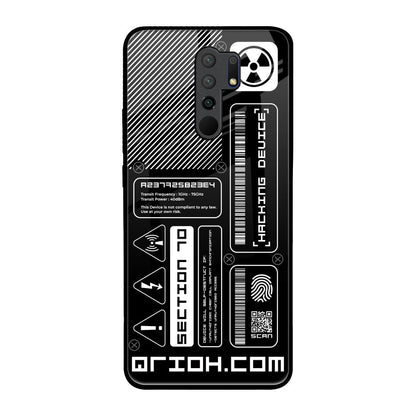 Futuristic Art Poco M2 Glass Back Cover Online