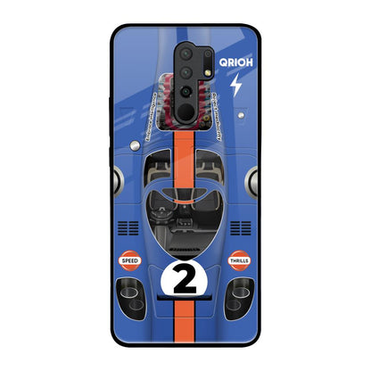 Car Adiction Poco M2 Glass Back Cover Online