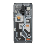 Retro Futuristic Poco M2 Glass Back Cover Online