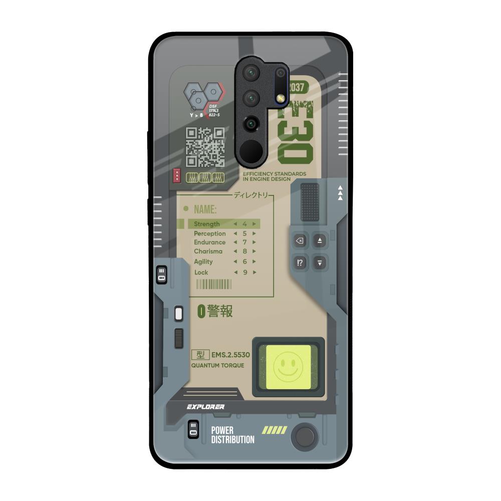 Art Station Poco M2 Glass Back Cover Online