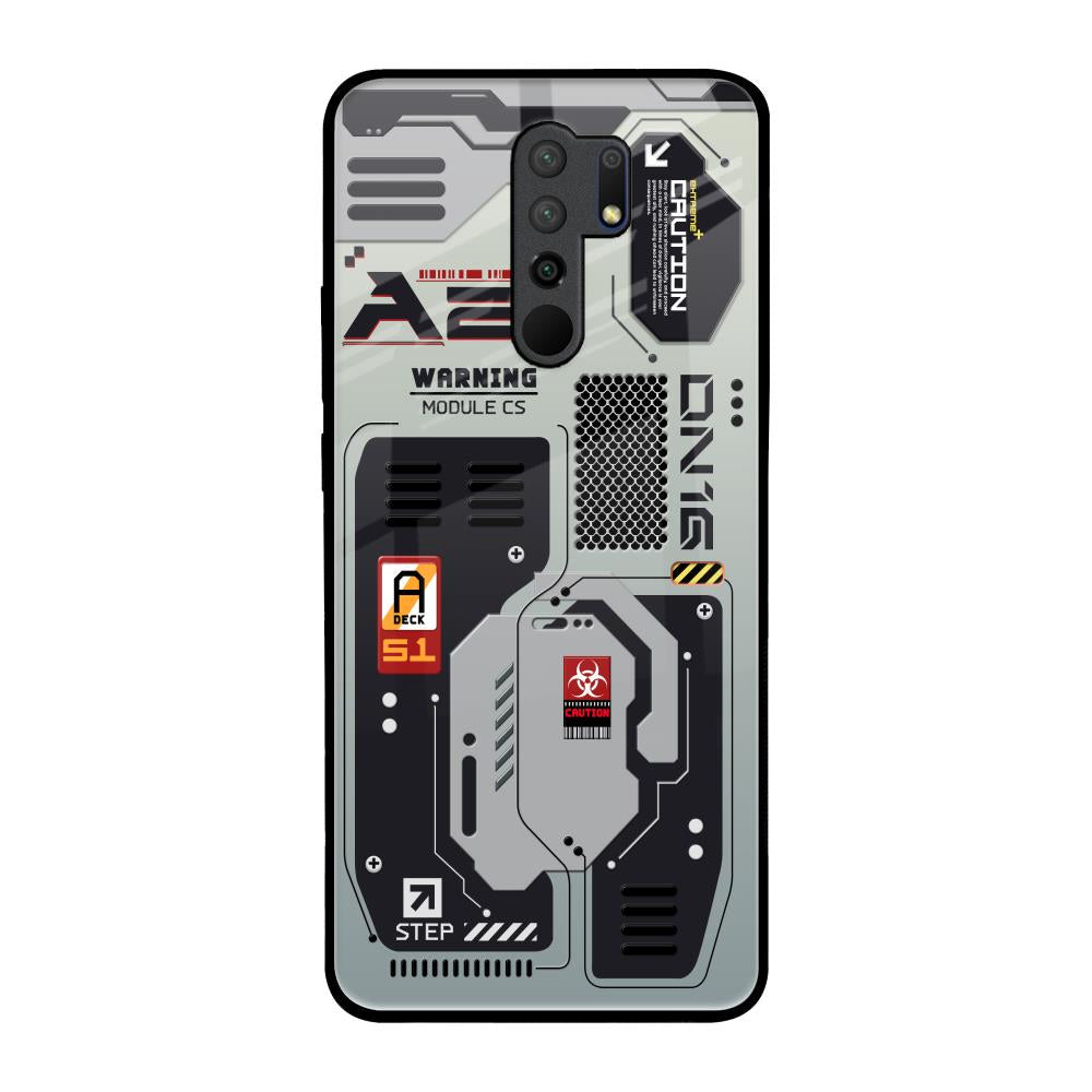 Techno Vibes Poco M2 Glass Back Cover Online