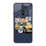 Adventurous Bear Poco M2 Glass Back Cover Online
