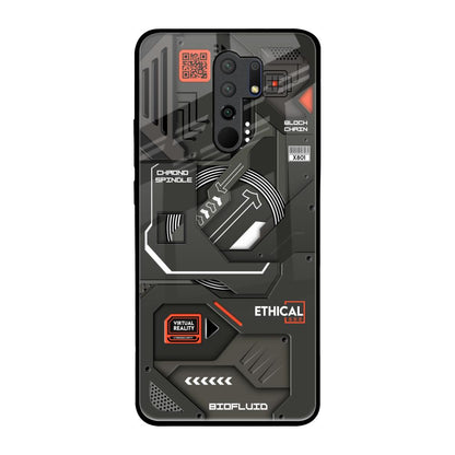 Tech Aesthetics Poco M2 Glass Back Cover Online