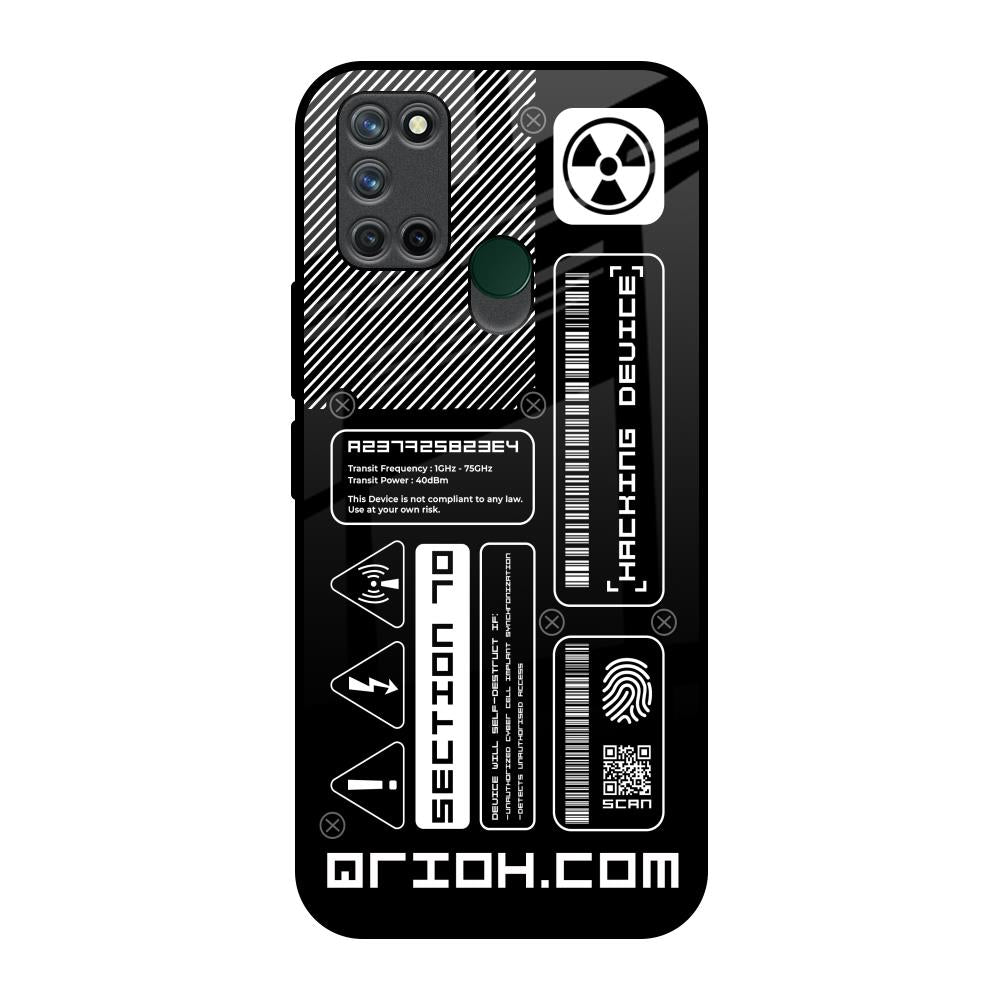 Futuristic Art Realme 7i Glass Back Cover Online