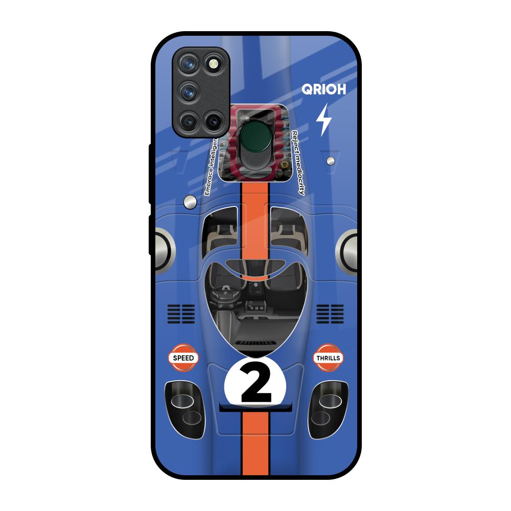 Car Adiction Realme 7i Glass Back Cover Online