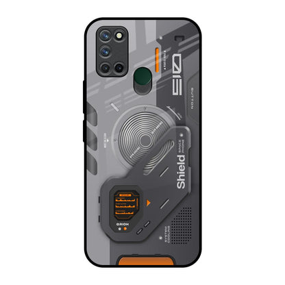 Tech Lifestyle Realme 7i Glass Back Cover Online