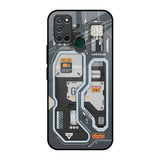 Retro Futuristic Realme 7i Glass Back Cover Online