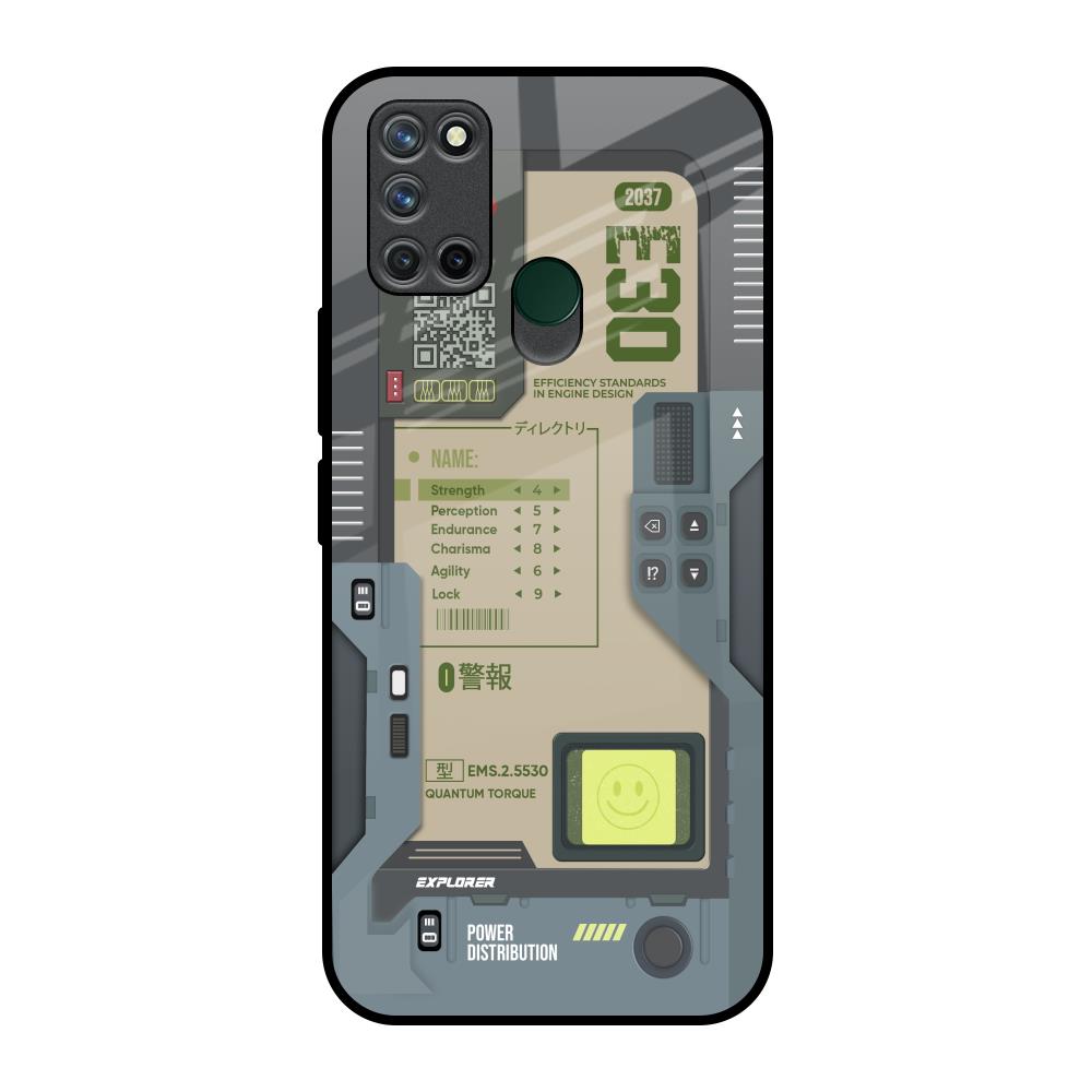 Art Station Realme 7i Glass Back Cover Online