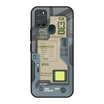 Art Station Realme 7i Glass Back Cover Online