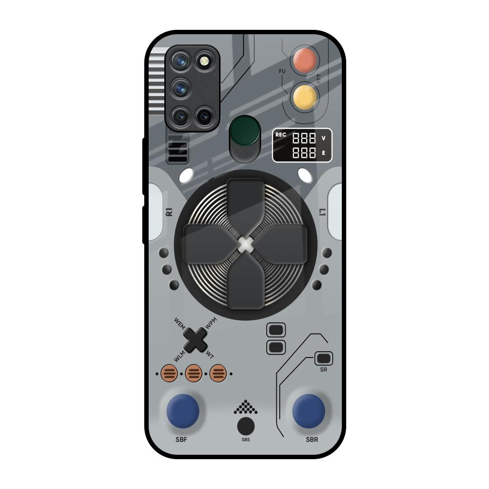 Gaming Gear Realme 7i Glass Back Cover Online