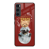 Astronaut Bear Vivo V20 SE Glass Back Cover Online