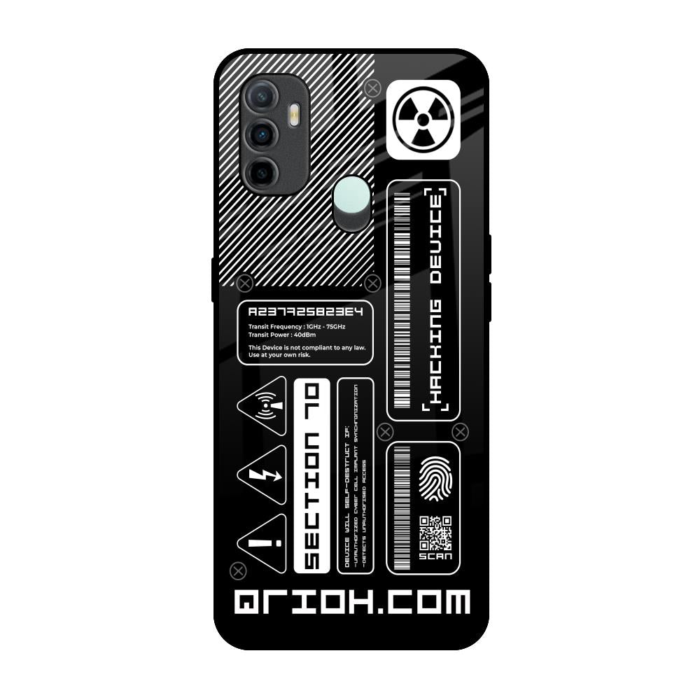 Futuristic Art Oppo A33 Glass Back Cover Online