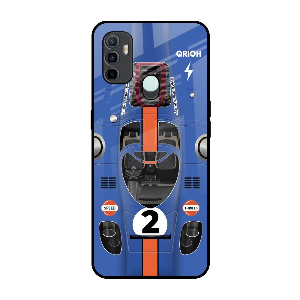 Car Adiction Oppo A33 Glass Back Cover Online