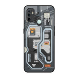 Retro Futuristic Oppo A33 Glass Back Cover Online