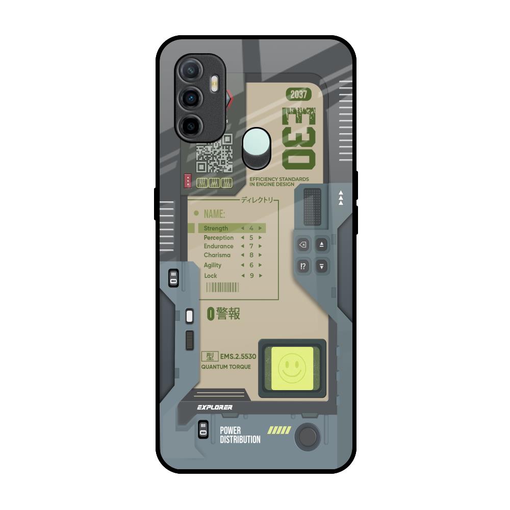 Art Station Oppo A33 Glass Back Cover Online