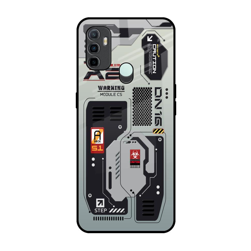 Techno Vibes Oppo A33 Glass Back Cover Online