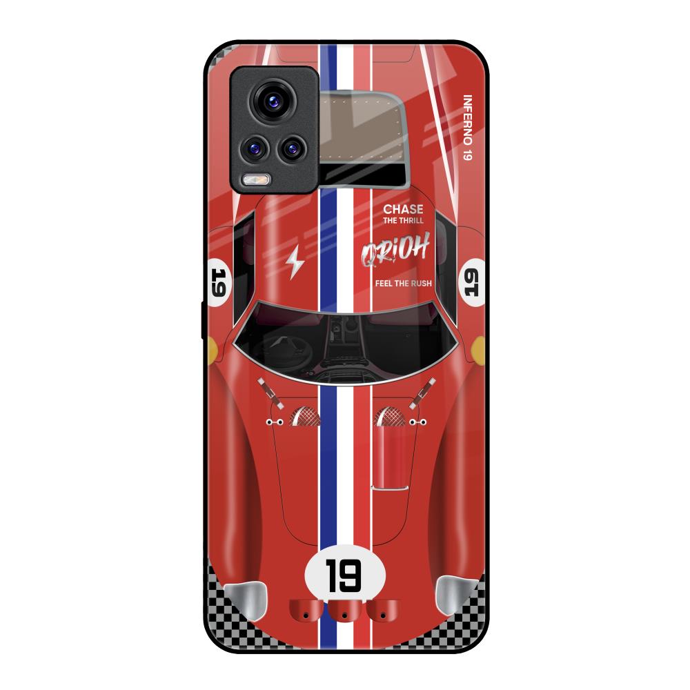 Racing Vintage Vivo V20 Pro Glass Back Cover Online