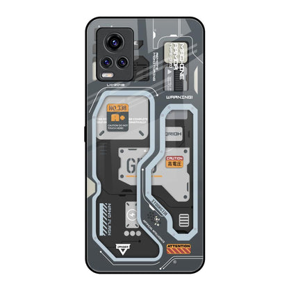 Retro Futuristic Vivo V20 Pro Glass Back Cover Online