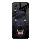 Angry Black Leopard Vivo V20 Pro Glass Back Cover Online