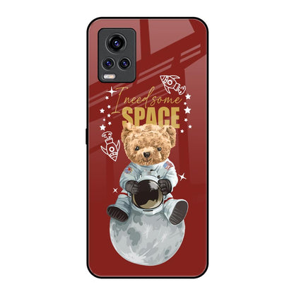 Astronaut Bear Vivo V20 Pro Glass Back Cover Online