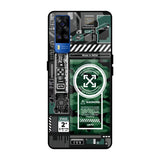 Green Camo Circuit Vivo Y51 2020 Glass Back Cover Online
