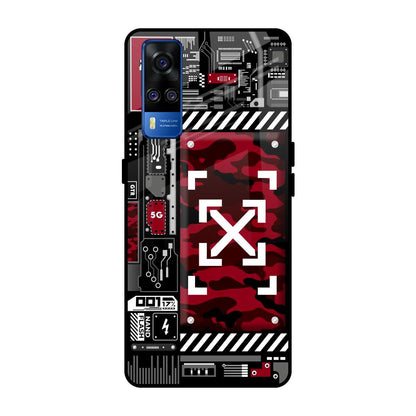 Technology Art Vivo Y51 2020 Glass Back Cover Online