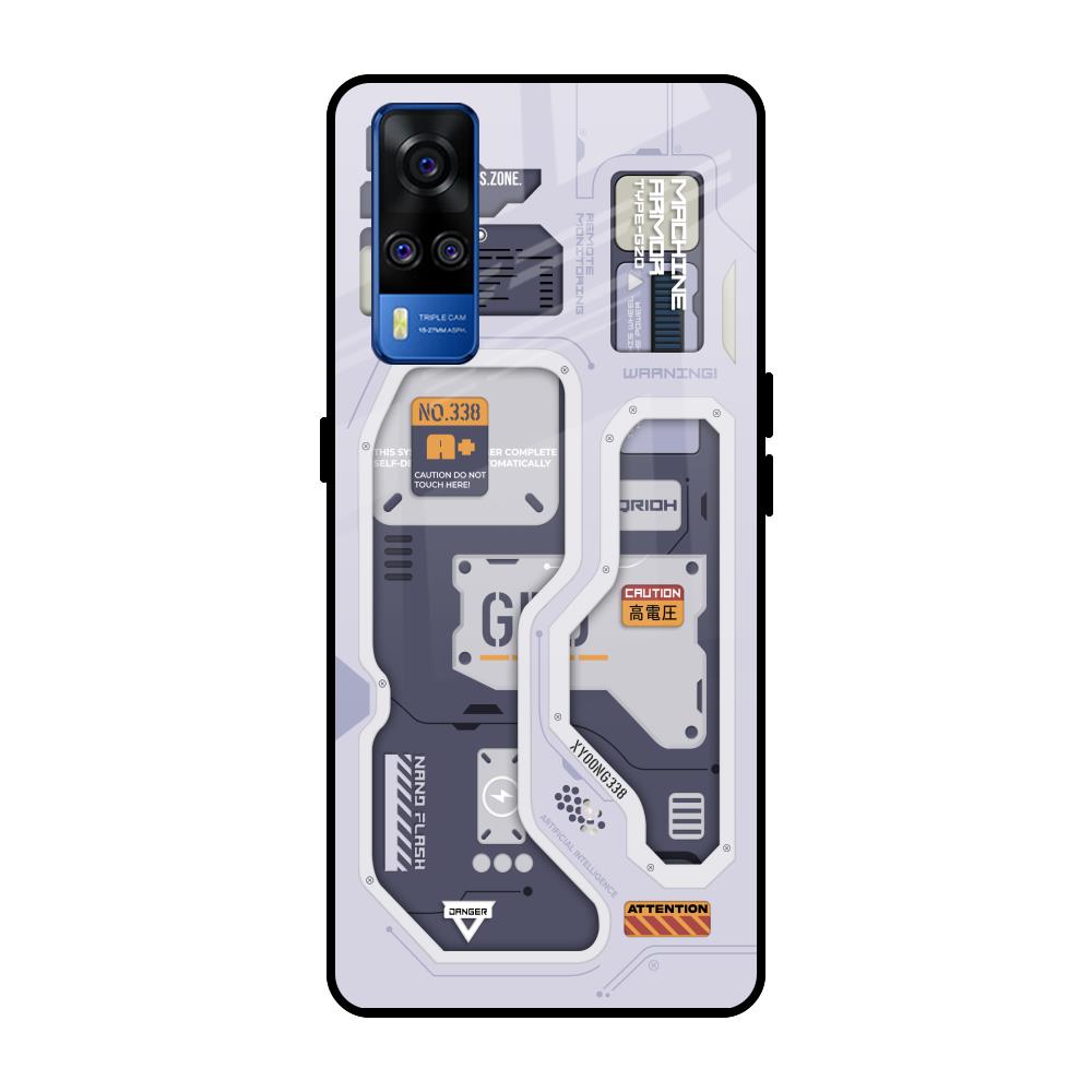 Tech Savvy Vivo Y51 2020 Glass Back Cover Online
