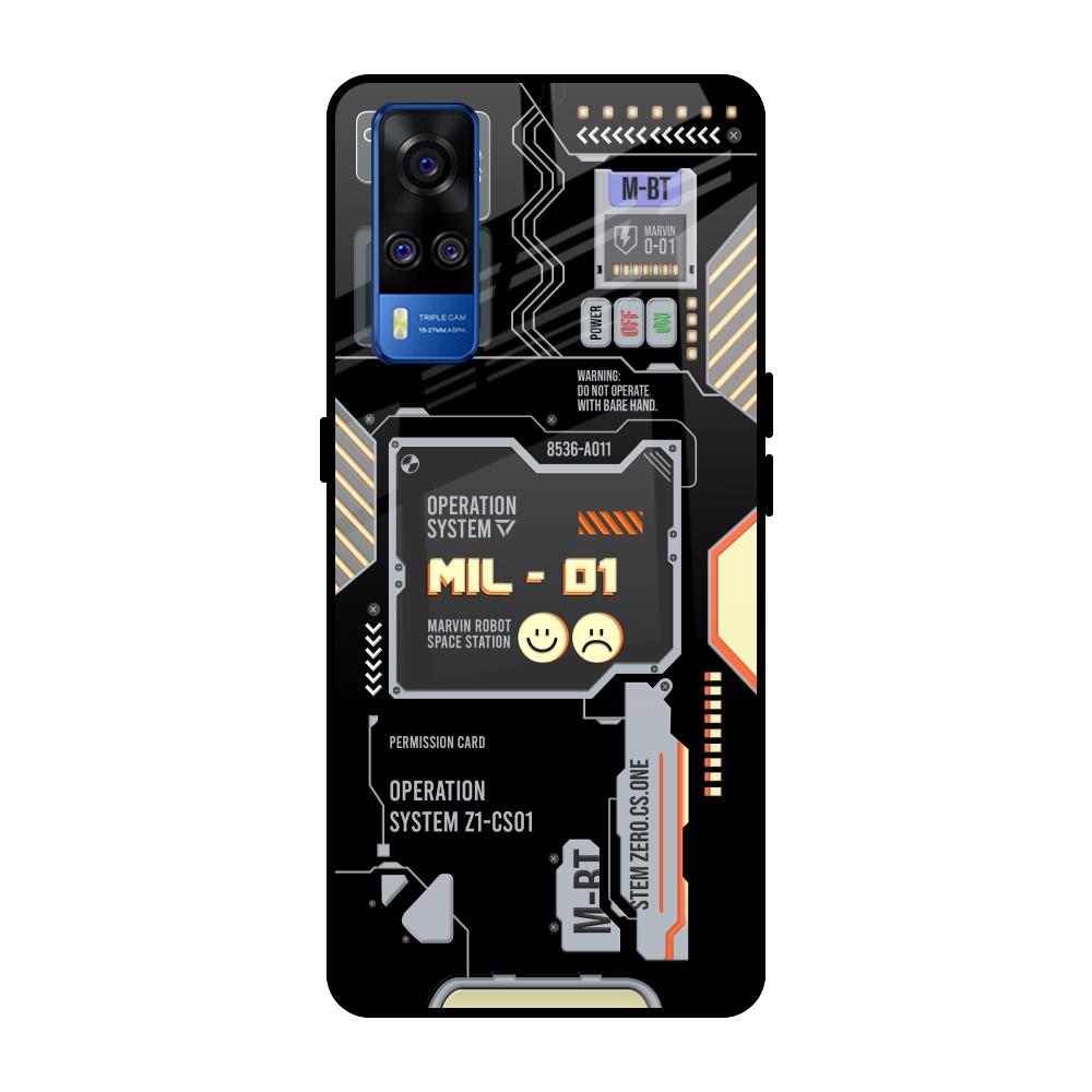 Exposed Parts Vivo Y51 2020 Glass Back Cover Online