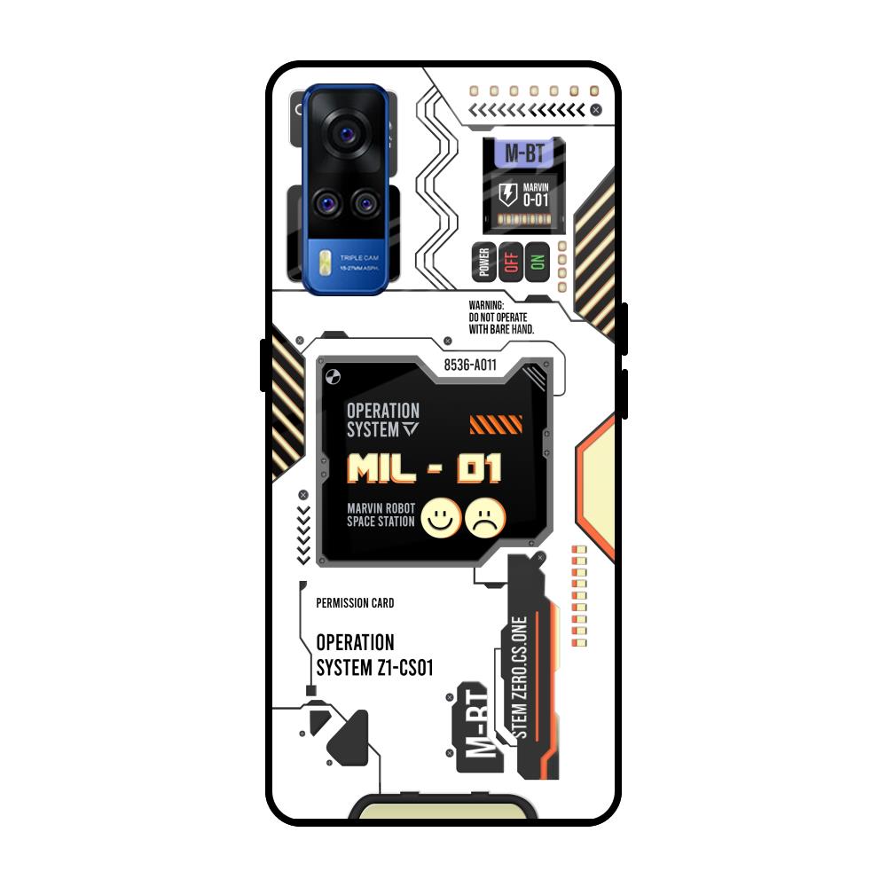 Tech Display Vivo Y51 2020 Glass Back Cover Online