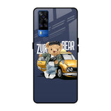 Adventurous Bear Vivo Y51 2020 Glass Back Cover Online