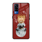 Astronaut Bear Vivo Y51 2020 Glass Back Cover Online
